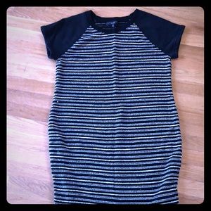 Stripe sequin bodycon dress